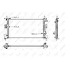 NRF B.V. Radiateur moteur pour FORD: C-Max, Focus (Ref: 58487)