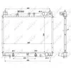 NRF B.V. Radiateur moteur pour TOYOTA: Yaris Verso, Yaris (Ref: 53212)