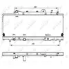 NRF B.V. Radiateur moteur pour FIAT: Punto (Ref: 53202)