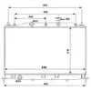 NRF 53822 Radiateur, refroidissement du moteur