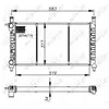 NRF B.V. Radiateur moteur pour FIAT: Fiorino, Uno (Ref: 58732)