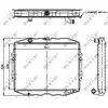 Radiateur Mitsubishi Nrf 504115
