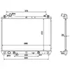 NRF B.V. Radiateur moteur pour SUZUKI: Grand Vitara (Ref: 53702)