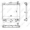 NRF B.V. Radiateur moteur pour SUZUKI: Jimny (Ref: 53569)