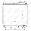 NRF B.V. Radiateur moteur pour SUZUKI: Grand Vitara (Ref: 53913)