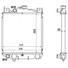 NRF 53881 Radiateur, refroidissement du moteur