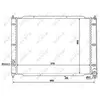 NRF B.V. Radiateur moteur pour VOLKSWAGEN: Transporter (Ref: 53944)