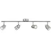 Philips Plafonnier Ajustable Philips - 4 Spots - Gu10 - Métal - 93503