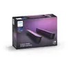 Philips Hue Play Pack de 2 Barras de Luz Regulable Negra + Alimentador