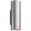 Philips Hue White and Color Ambiance Appear, Applique murale ronde inox