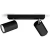 Philips - Kosipo rent spot 2xgu10 couleur noir 50592/30/pn 5059230pn