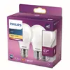 Philips by Signify LED Classic 40W Standard E27 Blanc Chaud Dépolie Non Dimmable Lot de 2