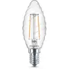 PHILIPS LED Classic 25W Flamme Torsadée E14 Blanc Chaud Non Dimmable