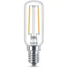 Philips ampoule LED Tube T25 E14 25W Blanc Chaud Claire, Verre