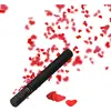 Canon à confettis manuel coeurs rouge 50 cm Magic FX