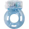EasyToys - Anneau pénien vibrant avec stimulateur clitoridien - Bleu