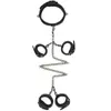 EasyToys - Coffret bondage collier et menottes - Noir