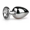 EasyToys - Plug anal métallique avec diamant - 9,5 cm