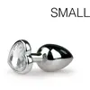 EasyToys - Plug anal métallique - Diamant coeur - S