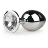 EasyToys Plug anal métallique - Diamant - M