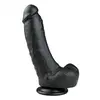 EasyToys - Godemichet réaliste de 20 cm - Noir