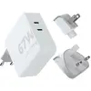Xtorm Gan ultra travel adapter 67w eu, us, uk plugs + usb-c pd cle XVC2067