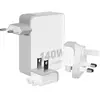 Xtorm gan ultra 140w wtyczki eu,us,uk + kabel usb-c pd XVC2140