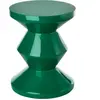 Pols Potten - Tabouret Zig Zag - Vert - Polyester - Designer studio pp