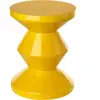 Tabouret jaune laqué Zig Zag - Pols Potten