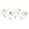 Pols Potten - Bol Vaisselle illustrée - Blanc - Porcelaine vernie - De...