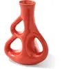 Vase à trois oreilles en grès rouge 17x9x21cm - pols potten