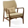 Pols Potten - Fauteuil rembourré Peggy - Beige - Frêne