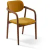 Pols Potten - Fauteuil rembourré Henry - Jaune - Frêne