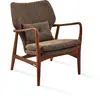 Pols Potten - Fauteuil rembourré Peggy - Marron - Frêne