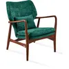 Pols Potten - Fauteuil rembourré Peggy - Vert - Frêne