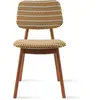Pols Potten - Chaise rembourrée Happy Days - Jaune - Frêne