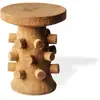 Pols Potten - Tabouret Tabouret bois - Bois naturel - Bois de Dimb