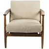 Fauteuil en frêne et tissu beige Todd - Pols Potten
