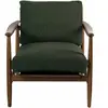 Fauteuil en frêne et tissu vert olive Todd - Pols Potten