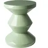 Tabouret vert pastel laqué Zig Zag - Pols Potten