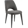 Chaise en tissu gris Holy - Pols Potten