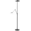 HighLight Lampe sur pied LED New Sapporo, noir, 183 cm métal variateur...