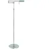 HighLight Lampe sur pied LED New Bari, nickel, hauteur 139 cm, métal, ...