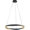 HighLight Suspension LED Ascoli, Ø 85 cm, noir/or, métal, intensité va...