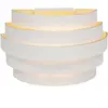 HighLight Applique murale Scudo, blanc, largeur 20 cm, aluminium, G9