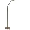 HighLight Lampe sur pied LED rechargeable Comfort, bronze, 135 cm Méta...