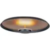 HighLight Plafonnier LED Oro, Ø 36 cm, noir/or, métal à intensité variable