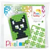 PIXELHOBBY PIXEL Kit créatif porte-clés 4 x 3 cm - Chat