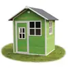 Maisonnette en bois pour enfants Loft 100 Vert - Exit Toys TU