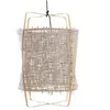 Ay Illuminate Suspension Z22 blond en bambou gris carton ø48,5x72,5cm